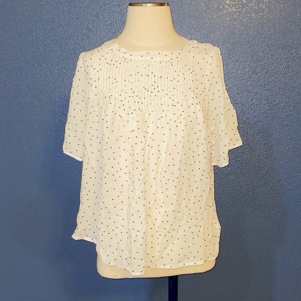 Polka dot blouse
